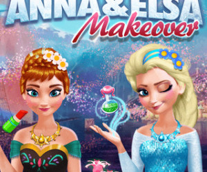 Anna & Elsa Makeover